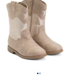 Wynona Western Boot - Little Kid Taupe - Taupe / 7 / M